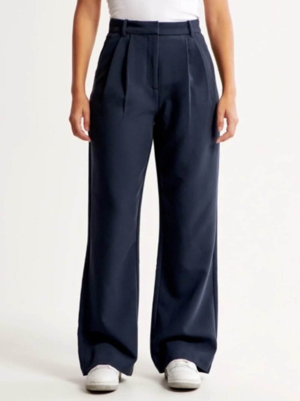 Abercrombie & Fitch Curve Love Pants Navy Blue 27/ 4S